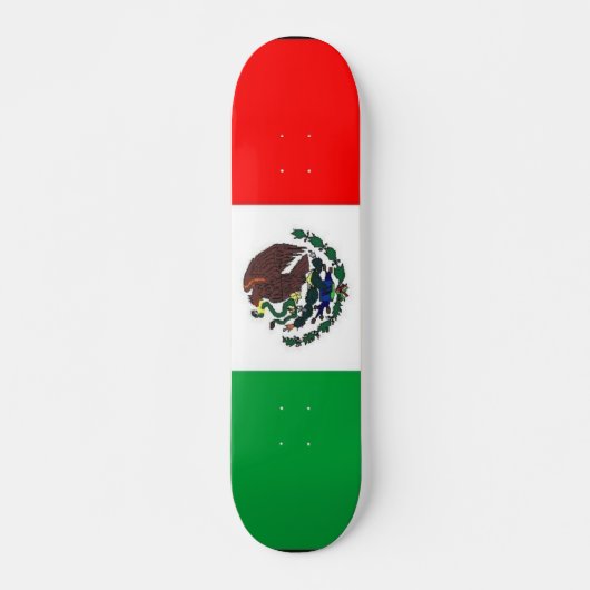 Mexicaans vlagskateboard skateboard (Voorkant)