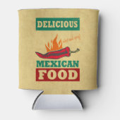 Mexicaans voedsel blikjeskoeler (Voorkant)