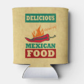Mexicaans voedsel blikjeskoeler (Achterkant)