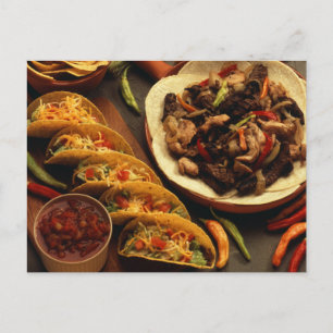 Mexicaans voedsel briefkaart