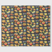 Mexicaans voedsel cadeaupapier (Vlak)