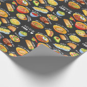 Mexicaans voedsel cadeaupapier (Hoek)