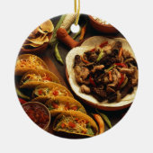 Mexicaans voedsel keramisch ornament (Voorkant)