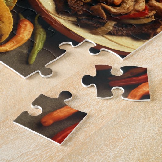 Mexicaans voedsel legpuzzel (Zijkant)
