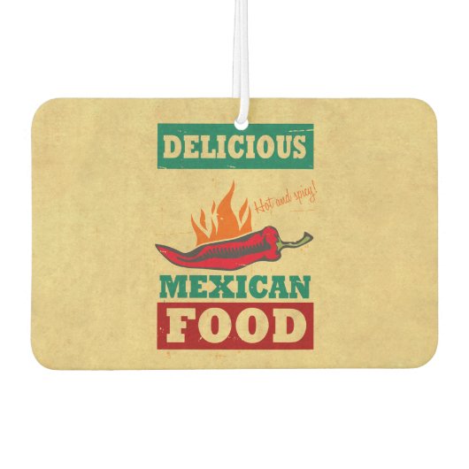 Mexicaans voedsel luchtverfrisser (Voorkant)