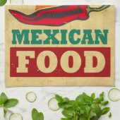 Mexicaans voedsel theedoek (Gevouwen)