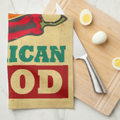 Mexicaans voedsel theedoek (Quarter Fold)