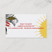 Mexicaans voedsel Zuidwest maïspeper catering Visitekaartje (Achterkant)