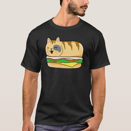 Mexicaans voedselproduct Purrito Cat Burrito T-shirt (Voorkant)