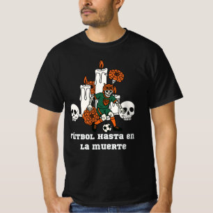 Mexicaans voetbal schedel T-shirt