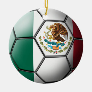 Mexicaans voetbalornament keramisch ornament