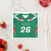 Mexicaans Voetbalshirt Aangepaste Naam Nummer Serv Servet (Insitu)
