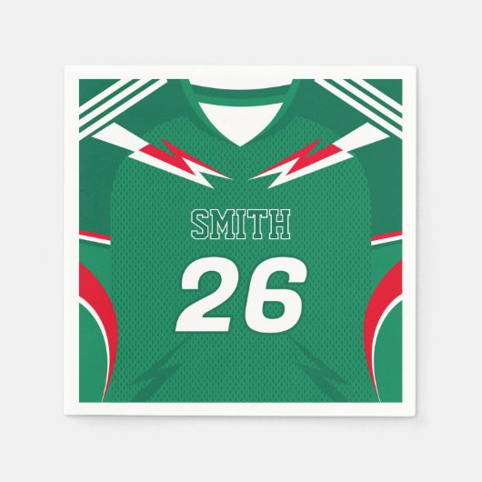 Mexicaans Voetbalshirt Aangepaste Naam Nummer Serv Servet (Voorkant)