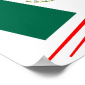 Mexicaans voetbalteam poster (Hoek)