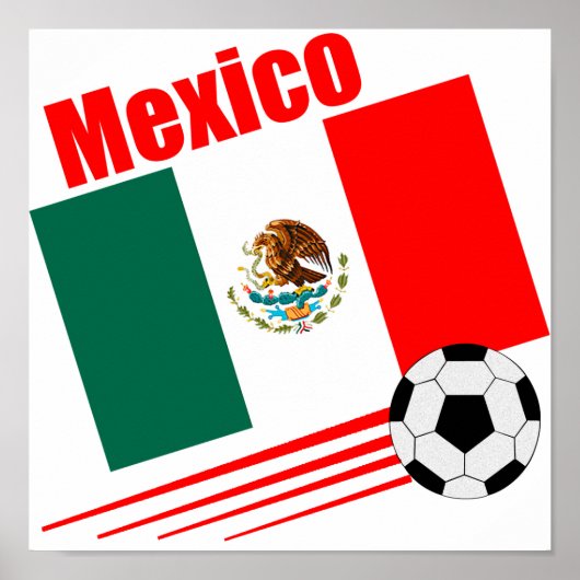 Mexicaans voetbalteam poster (Voorkant)