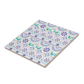 Mexicaans vogeltegel Folk Art Patroon Tegeltje (Zijkant)