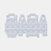 Mexicaans vogeltegel Folk Art Pattern Bedankdoosjes (Uitgevouwen)