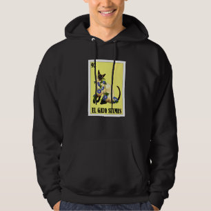 Mexicaans voor katteneigenaren El Gato Siames Hoodie