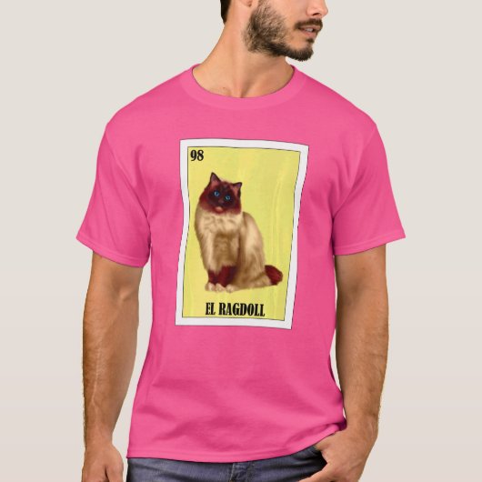 Mexicaans voor katteneigenaren El Ragdoll 2 T-shirt (Voorkant)