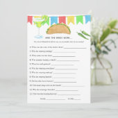 Mexicaans Vrijgezellenfeest Fiesta Taco Kaart (Staand voorkant)