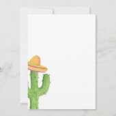 Mexicaans Vrijgezellenfeest Fiesta Taco Kaart (Achterkant)