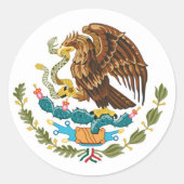 Mexicaans wapen sticker (Voorkant)