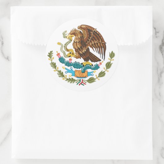 Mexicaans wapen sticker (Tas)