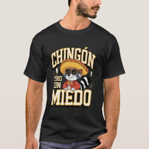 Mexicaans Wasbeer Feest Grappig Feest Mexico Spaan T-shirt
