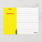 Mexicaans zuidwest chili-paprika briefkaart (Achterkant)