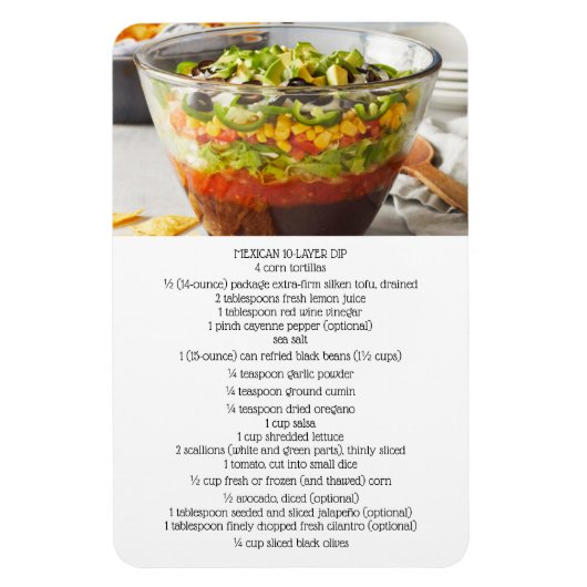 Mexicaanse 10-Layer Dip Magneet (Verticaal)