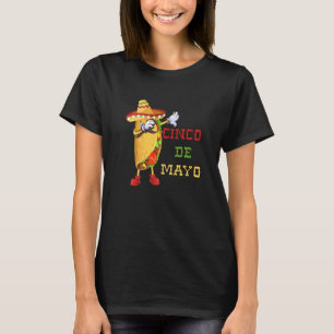 Mexicaanse abbing Taco Cinco de Mayo Poncho Sombre T-shirt