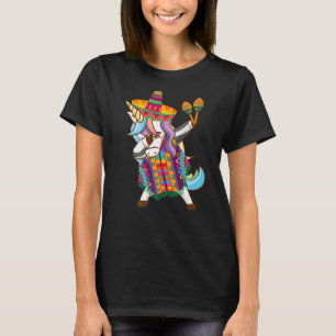 Mexicaanse abbing Unicorn Cinco de Mayo Sombrero M T-shirt