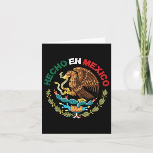 Mexicaanse Adelaar Mexicaanse Onafhankelijkheidsda Kaart (Voorkant)