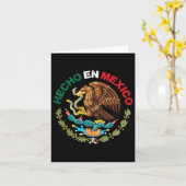 Mexicaanse Adelaar Mexicaanse Onafhankelijkheidsda Kaart (Gele Bloem)