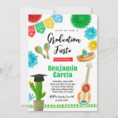 Mexicaanse afstudeerfeest uitgenodigd kaart (Voorkant)