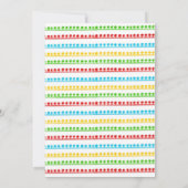 Mexicaanse afstudeerfeest uitgenodigd kaart (Achterkant)