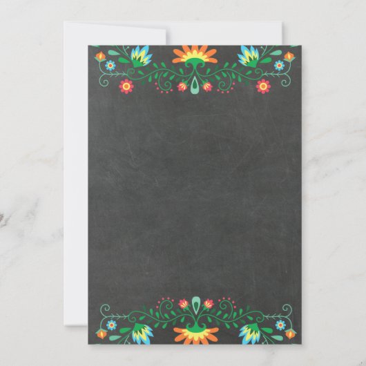 Mexicaanse Afstuderen-uitnodigingskaart Kaart (Achterkant)