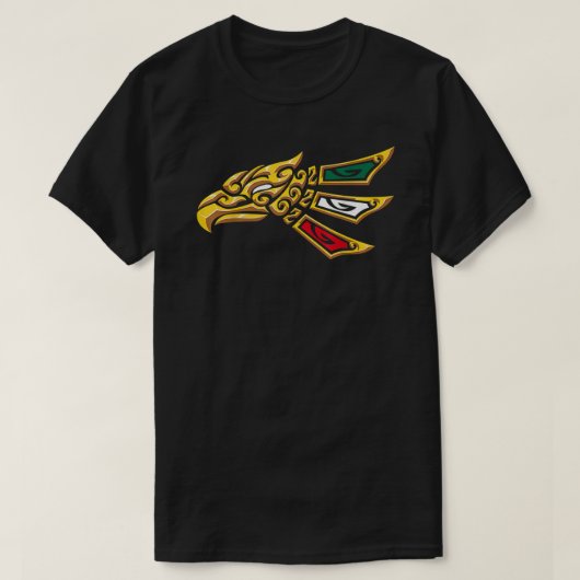Mexicaanse agle Tribal Style Hecho en Mexico T-shirt (Design voorkant)