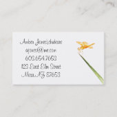 Mexicaanse ambervleugelvlieg visitekaartje (Voorkant)