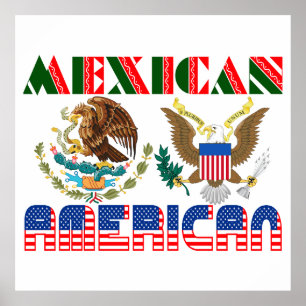 Mexicaanse Amerikaanse adelaars Poster