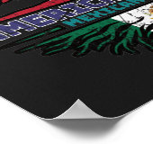 Mexicaanse Amerikaanse Amerikaanse Amerikaanse Ame Poster (Hoek)
