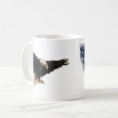 Mexicaanse Amerikaanse koffie-Mok met Eagle Koffiemok (Voorkant links)