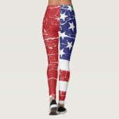 Mexicaanse Amerikaanse vlag Leggings (Achterkant)