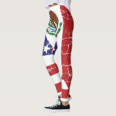 Mexicaanse Amerikaanse vlag Leggings (Links)