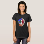 Mexicaanse Amerikaanse vlag Mexicaanse Pride Mex T-shirt (Voorkant volledig)