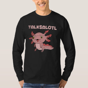 Mexicaanse amfibie dier talksalotl axolotl t-shirt