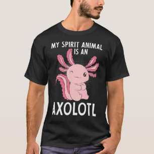 Mexicaanse amfibie salamander Mijn geest dier is e T-shirt