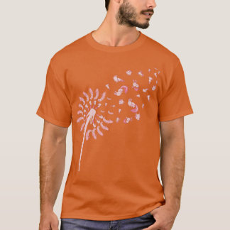 Mexicaanse amfibische dandelion Axolotl T-shirt