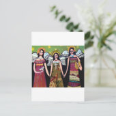 Mexicaanse Angels van Heather Galler Briefkaart (Staand voorkant)