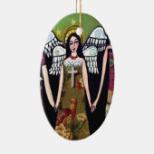 Mexicaanse Angels van Heather Galler Keramisch Ornament (Rechts)
